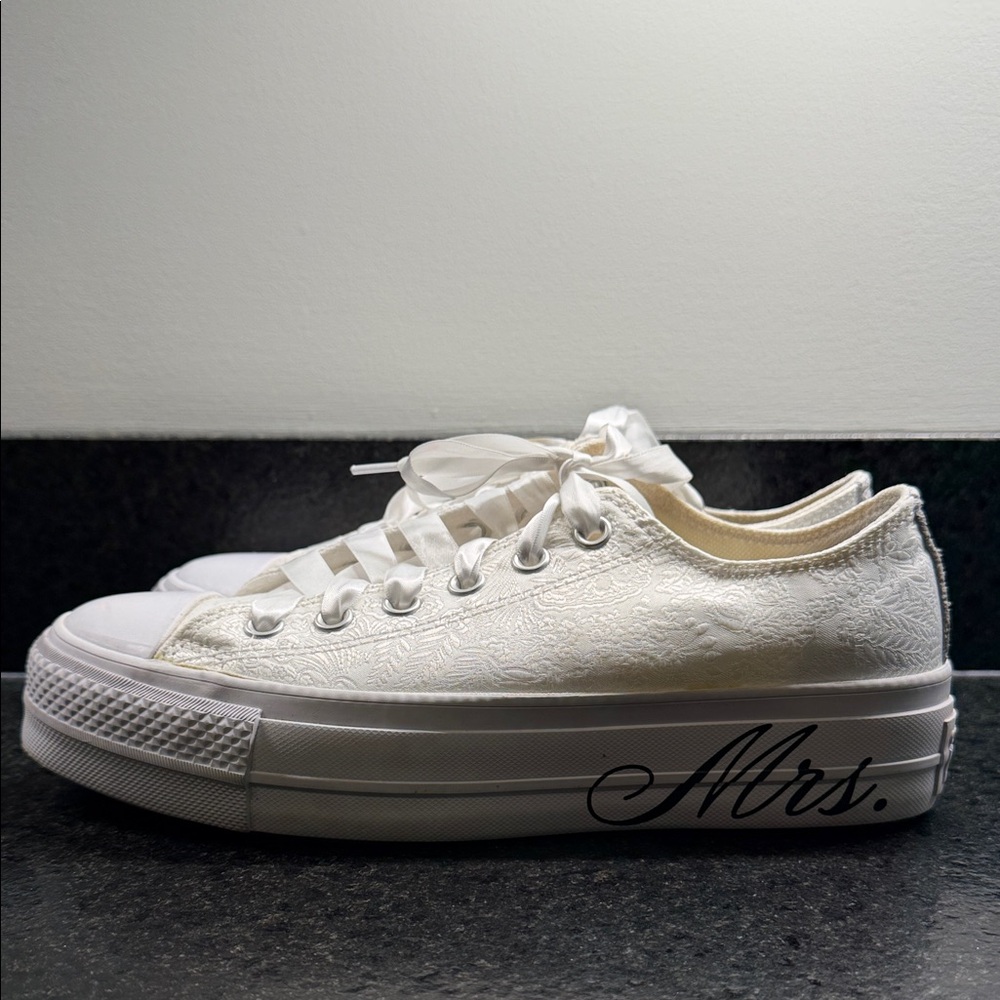 Converse White Just Married Women's Sneakers